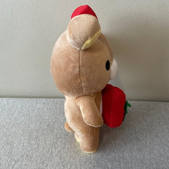 NWOT Rilakkuma Holiday Christmas Plush Toy with Hanging Suction Cup 9" - Picture 4 of 8